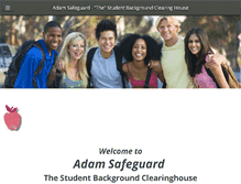 Tablet Screenshot of adamsafeguardstudents.com